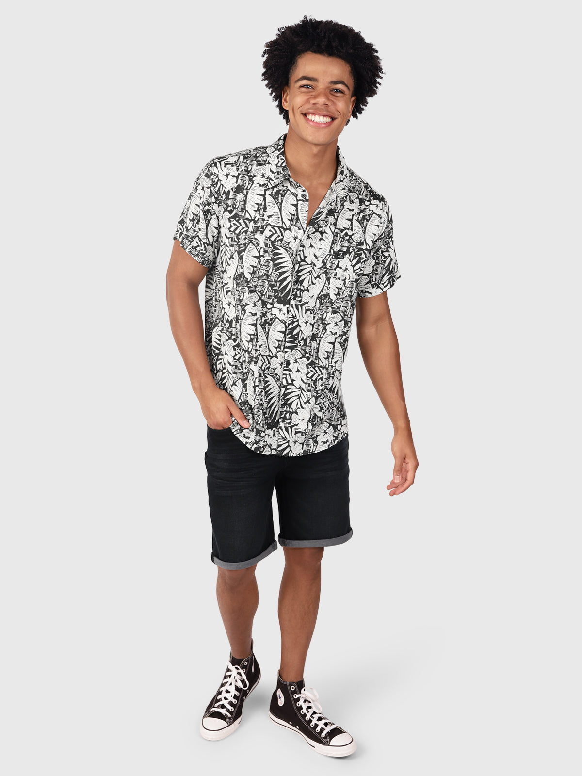 Surfrider Herren Shirt | Schwarz