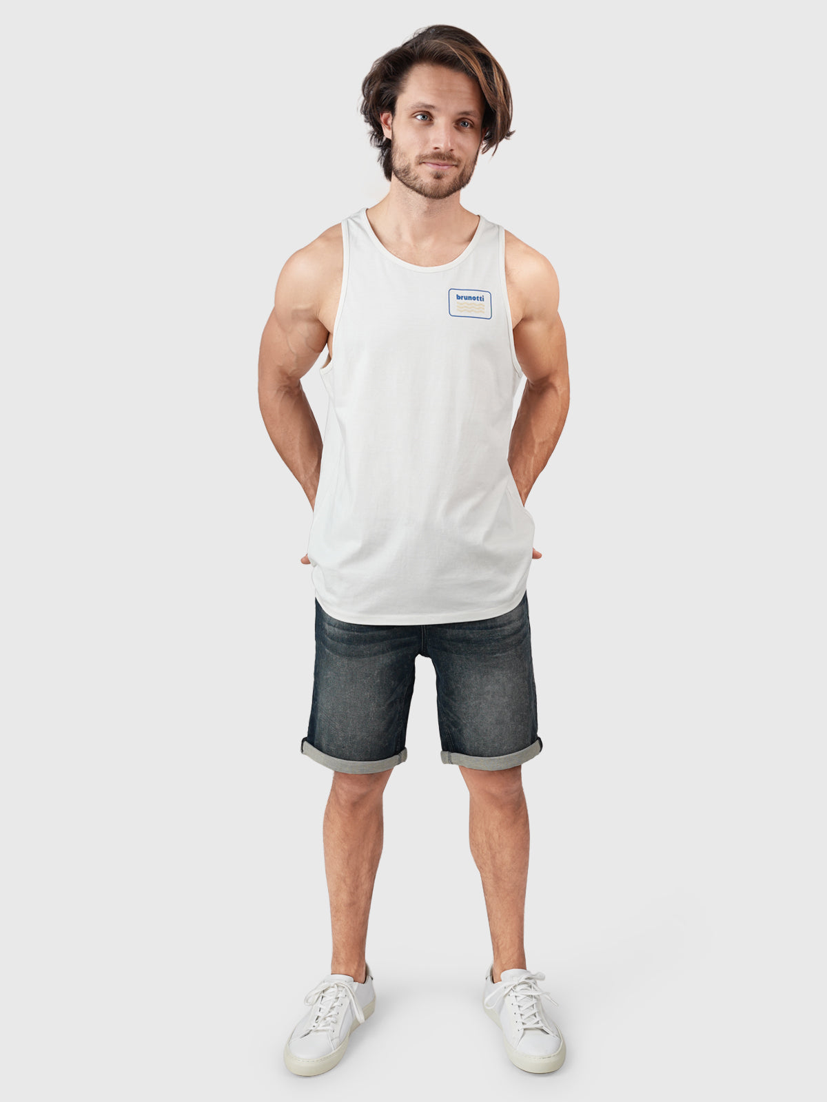 Taty Herren Singlet | Off-White