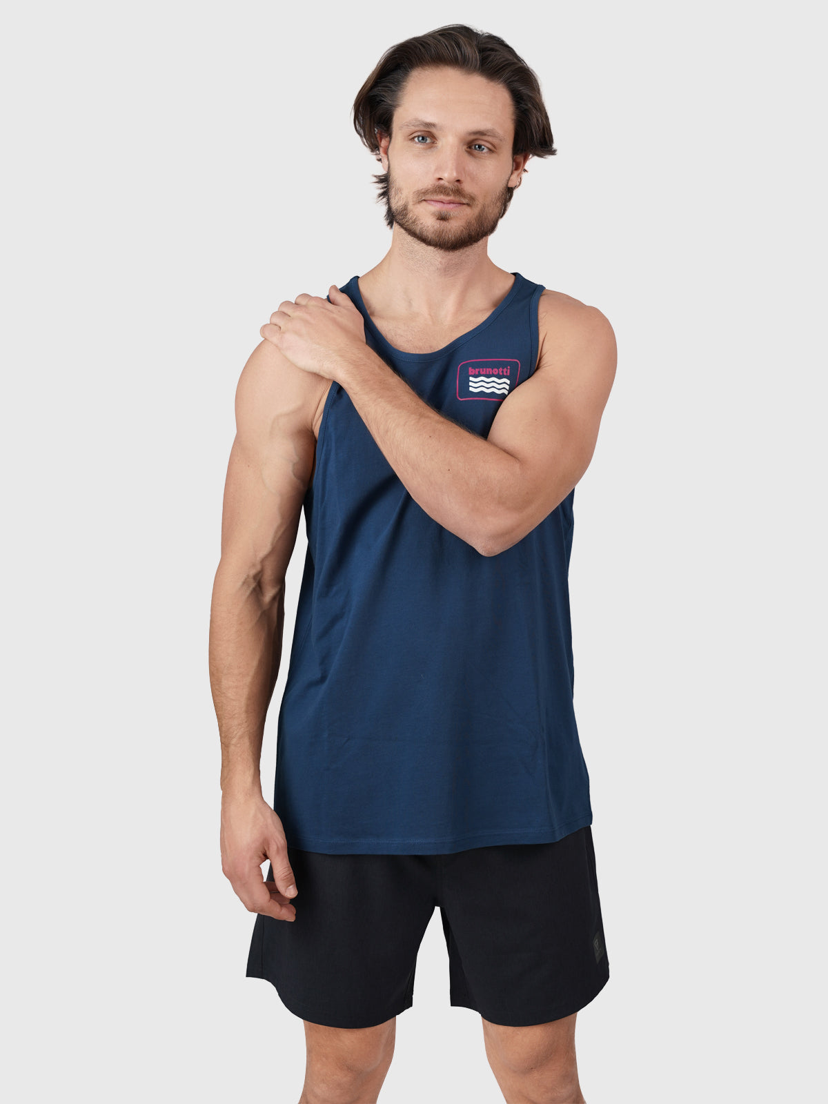 Taty Heren Singlet | Blauw