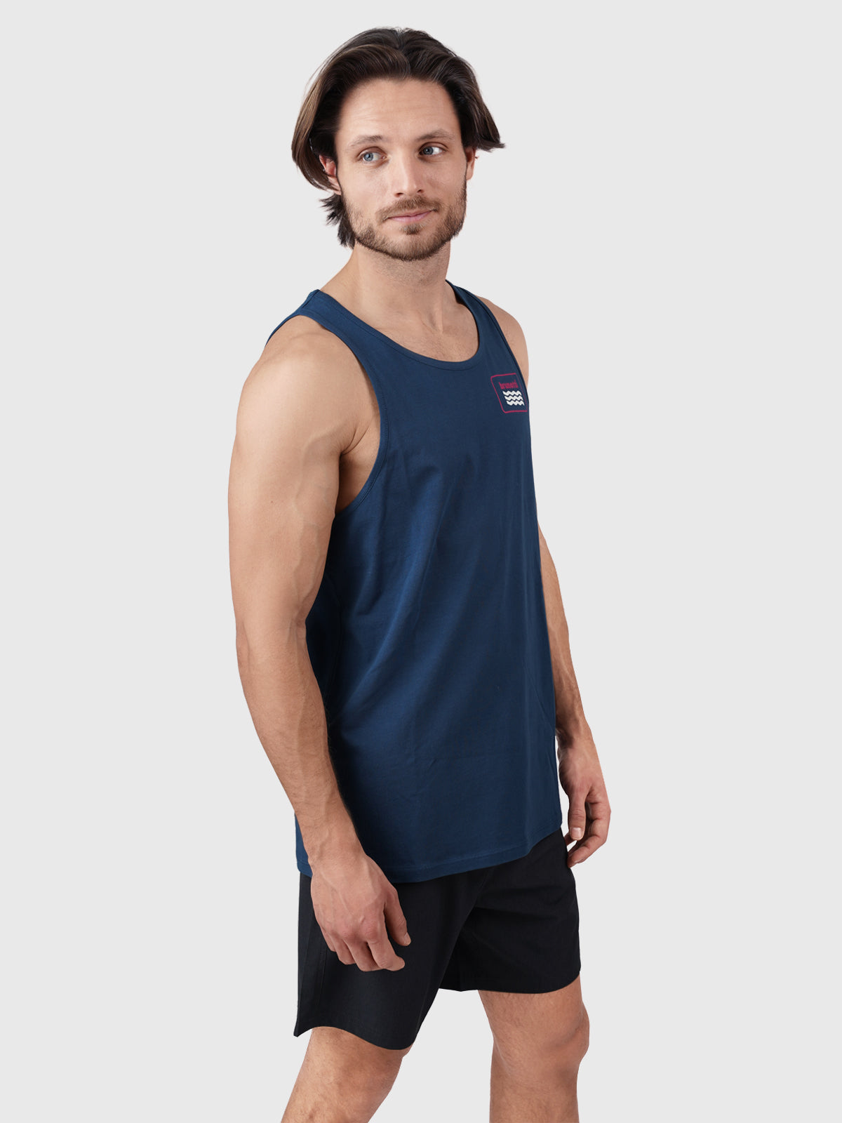 Taty Heren Singlet | Blauw