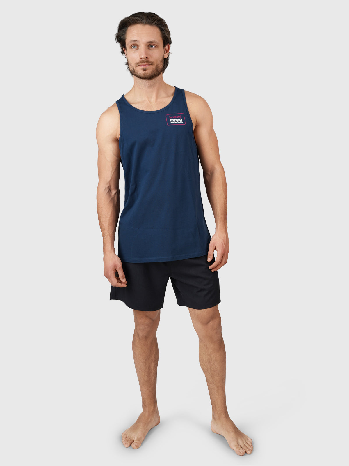 Taty Heren Singlet | Blauw