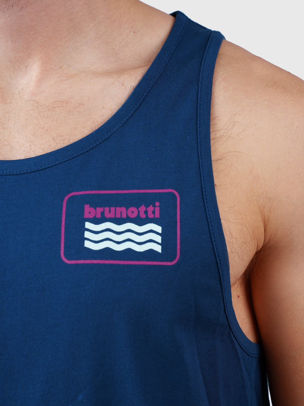 Taty Heren Singlet | Blauw