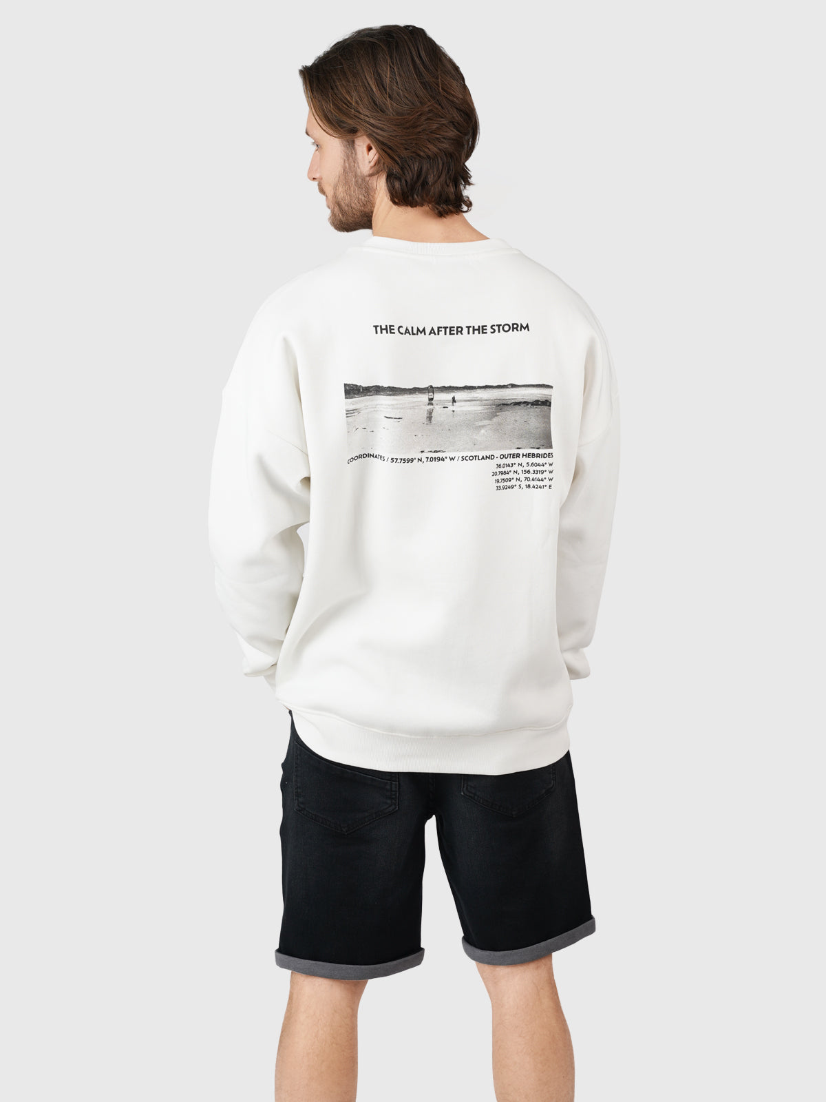 Orestis-Adventures Herren Oversized Sweatshirt | Off-White