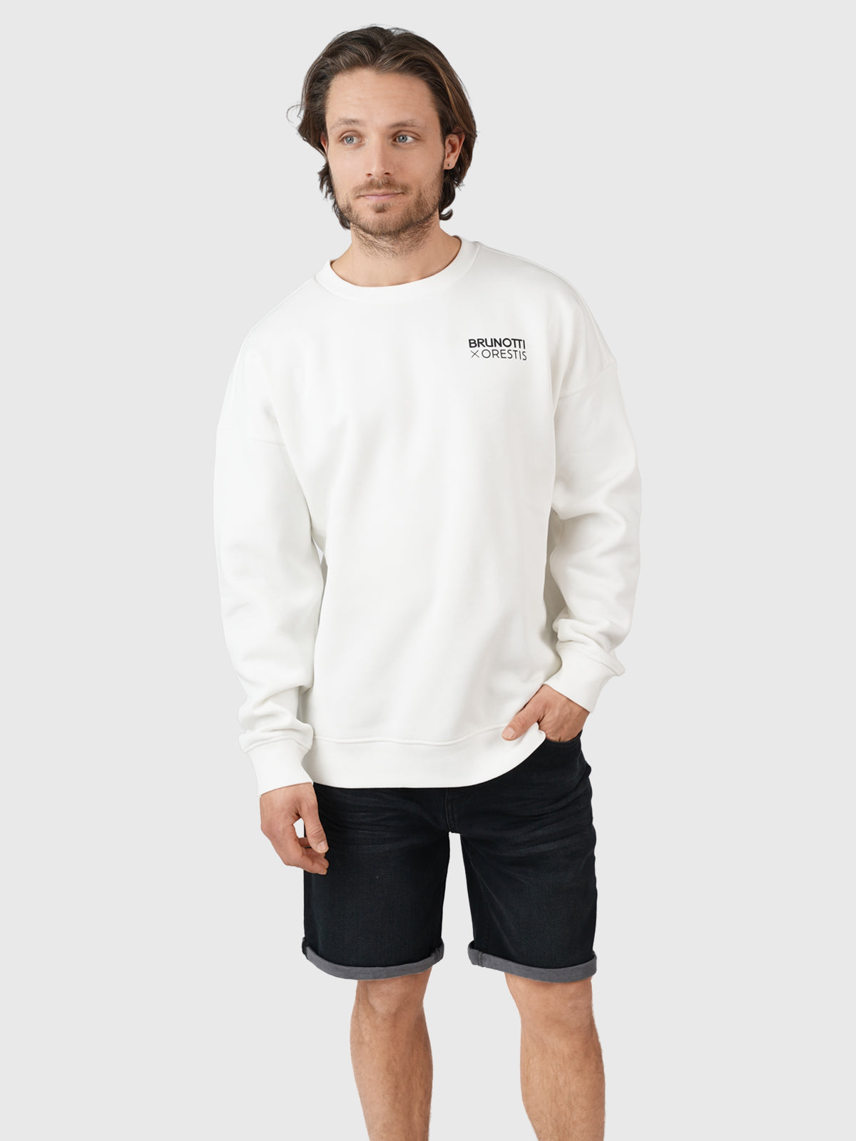 Orestis-Adventures Men Oversized Sweater | Off-White