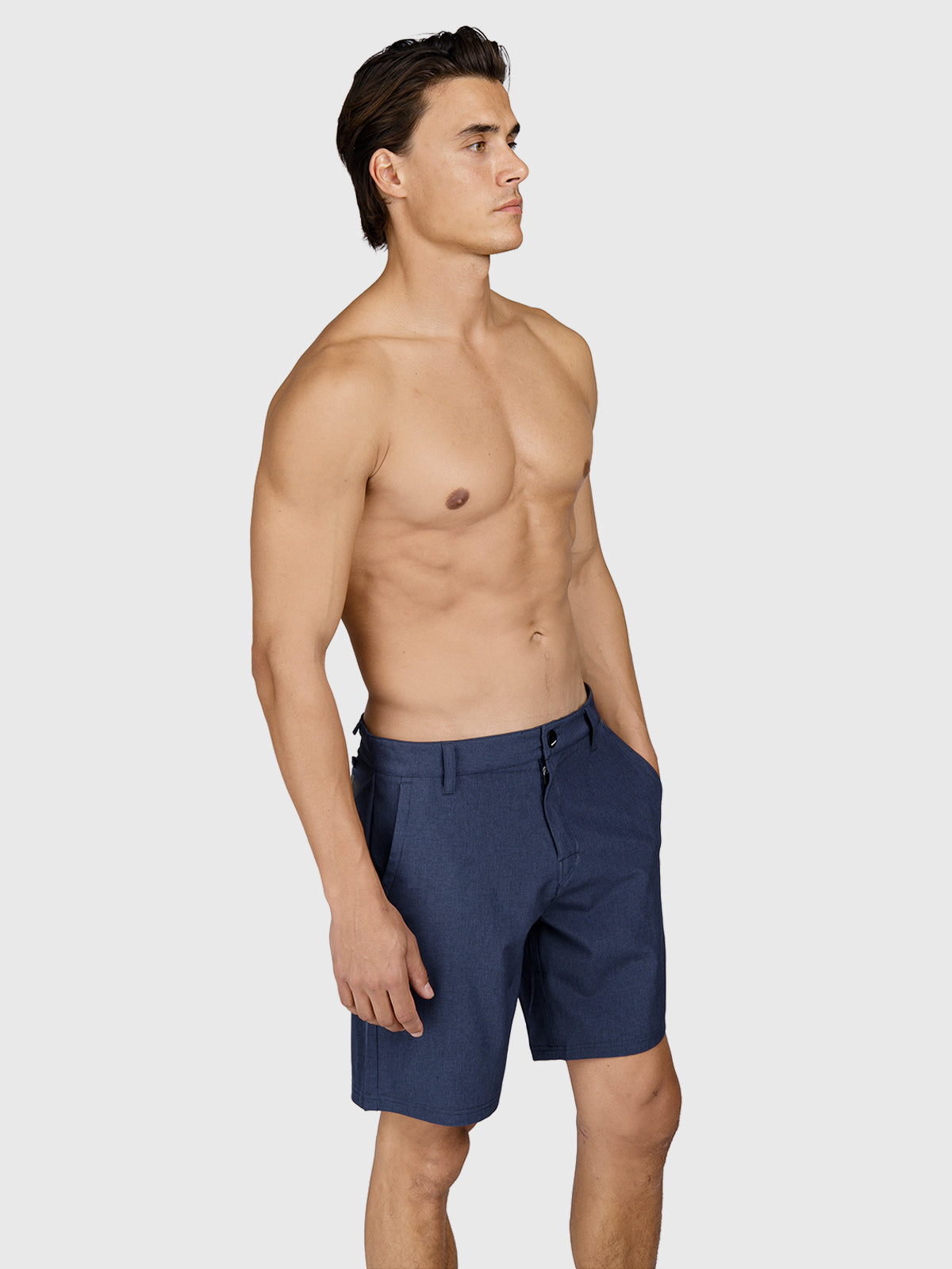Harret Men Hybrid Shorts | Indigo Blue