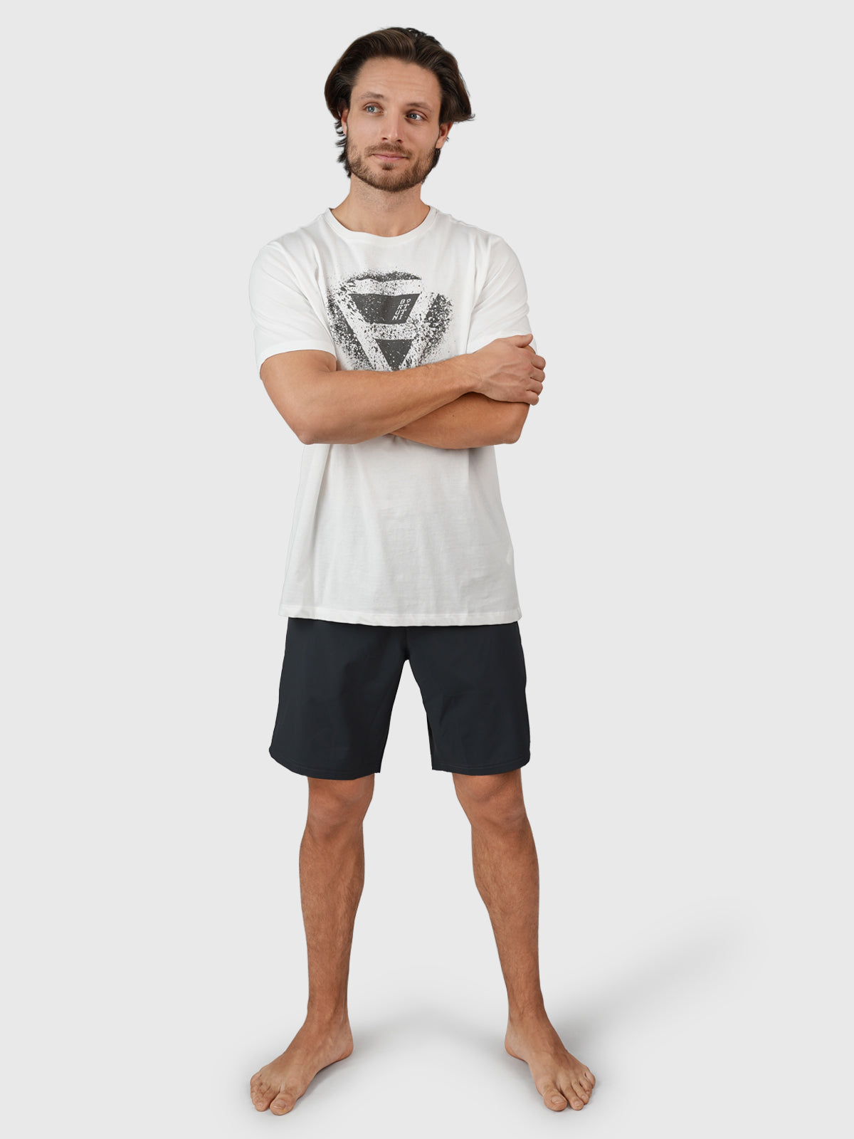 Marret Men Hybrid Shorts | Light Black