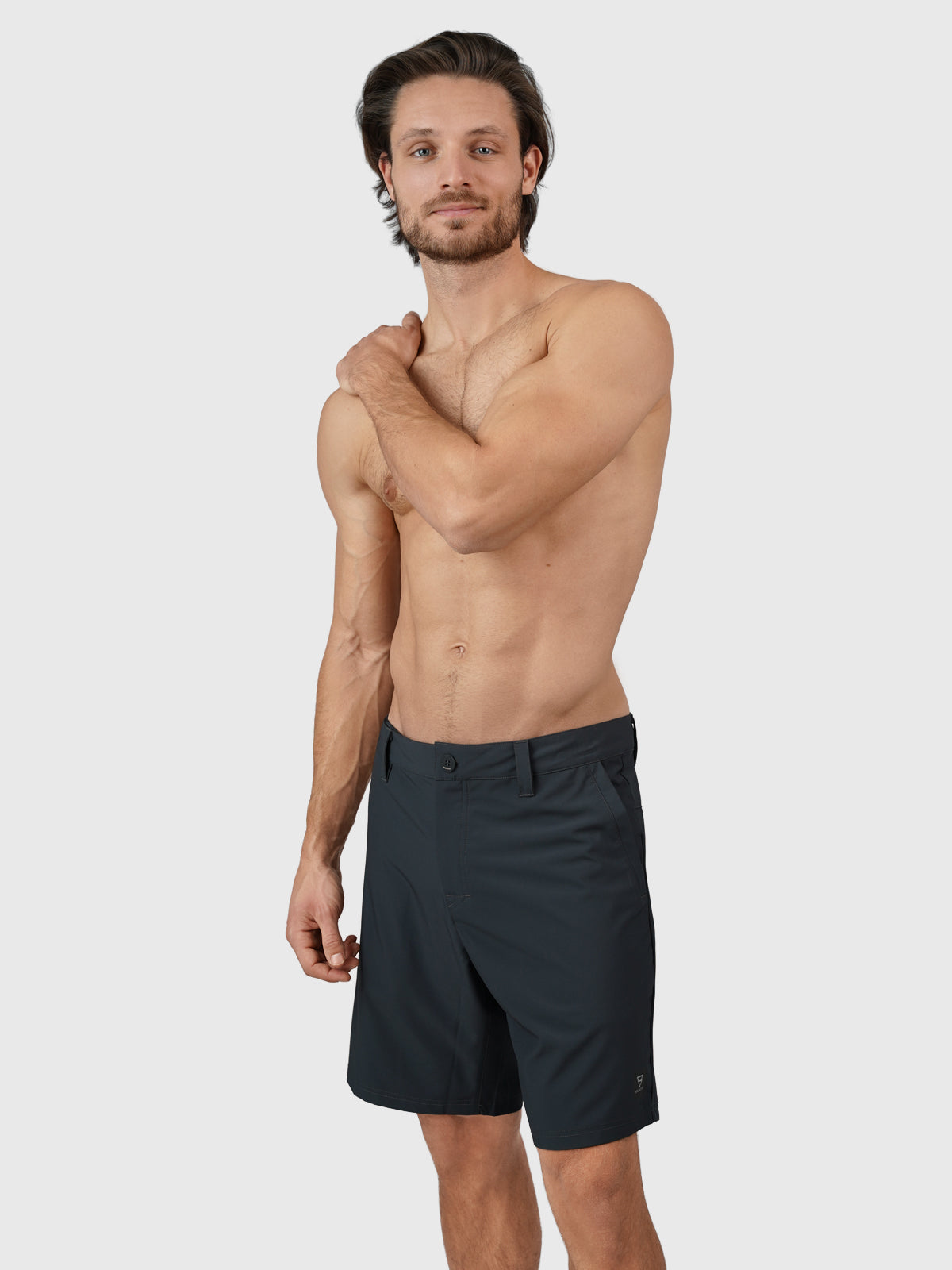 Marret Men Hybrid Shorts | Light Black