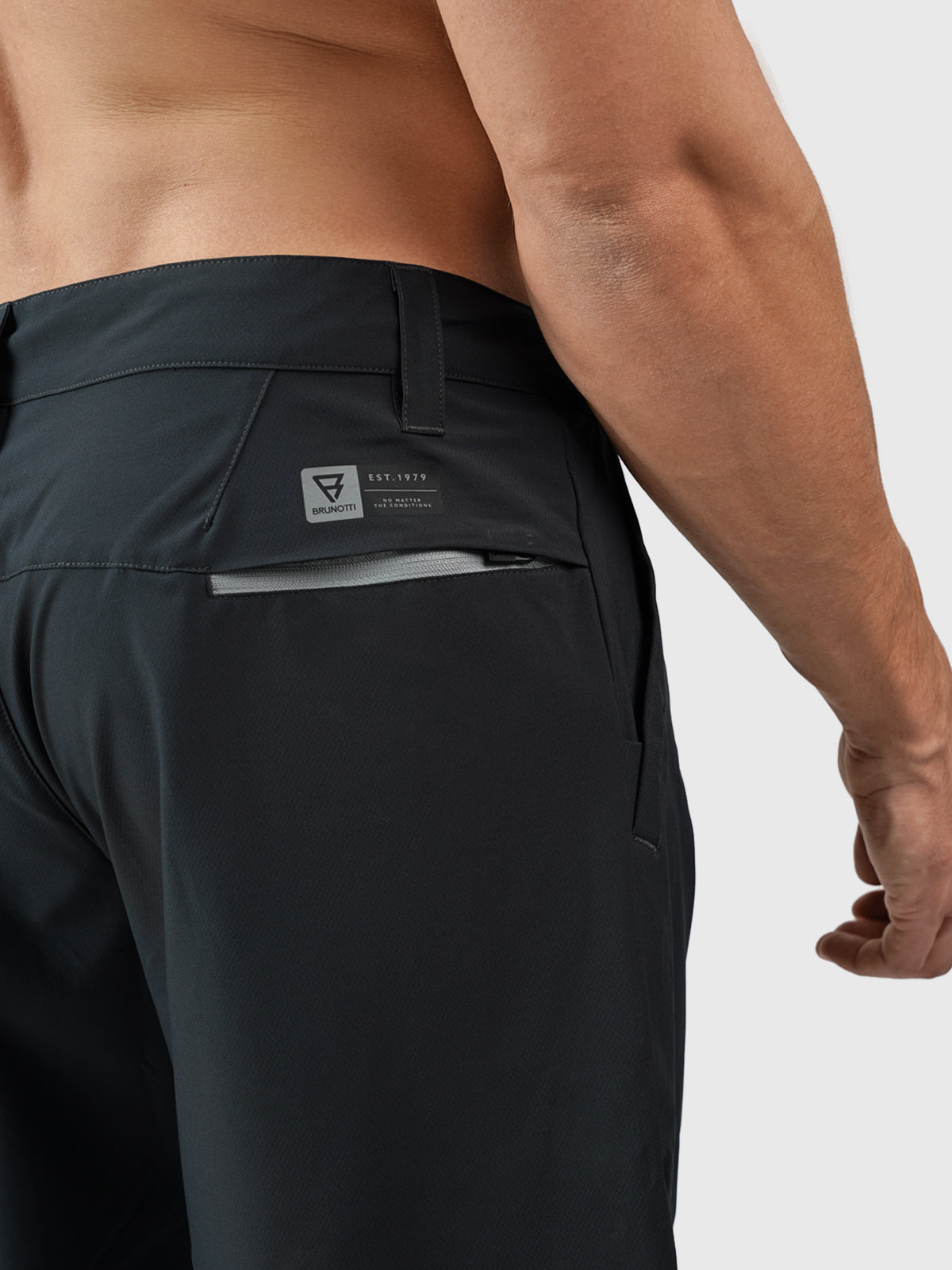 Marret Herren Hybrid Shorts | Hell Schwarz