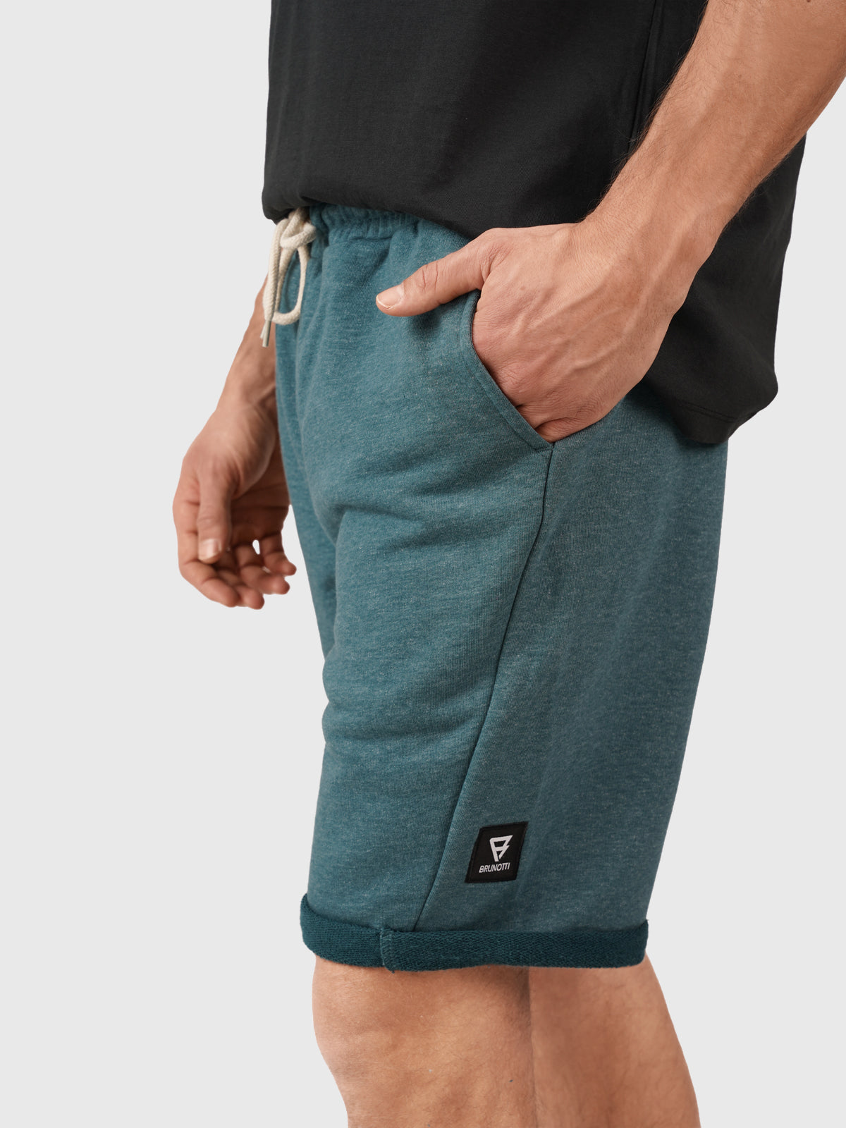 Salvino Herren Sweat Short | Grün