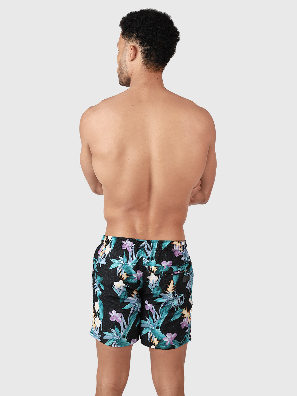 Cruneco-AO Men Swim Shorts | Black