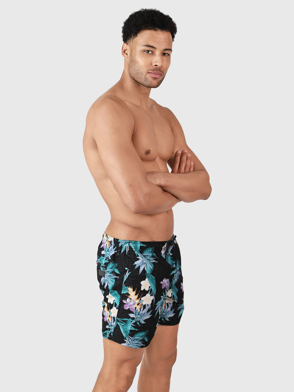 Cruneco-AO Men Swim Shorts | Black