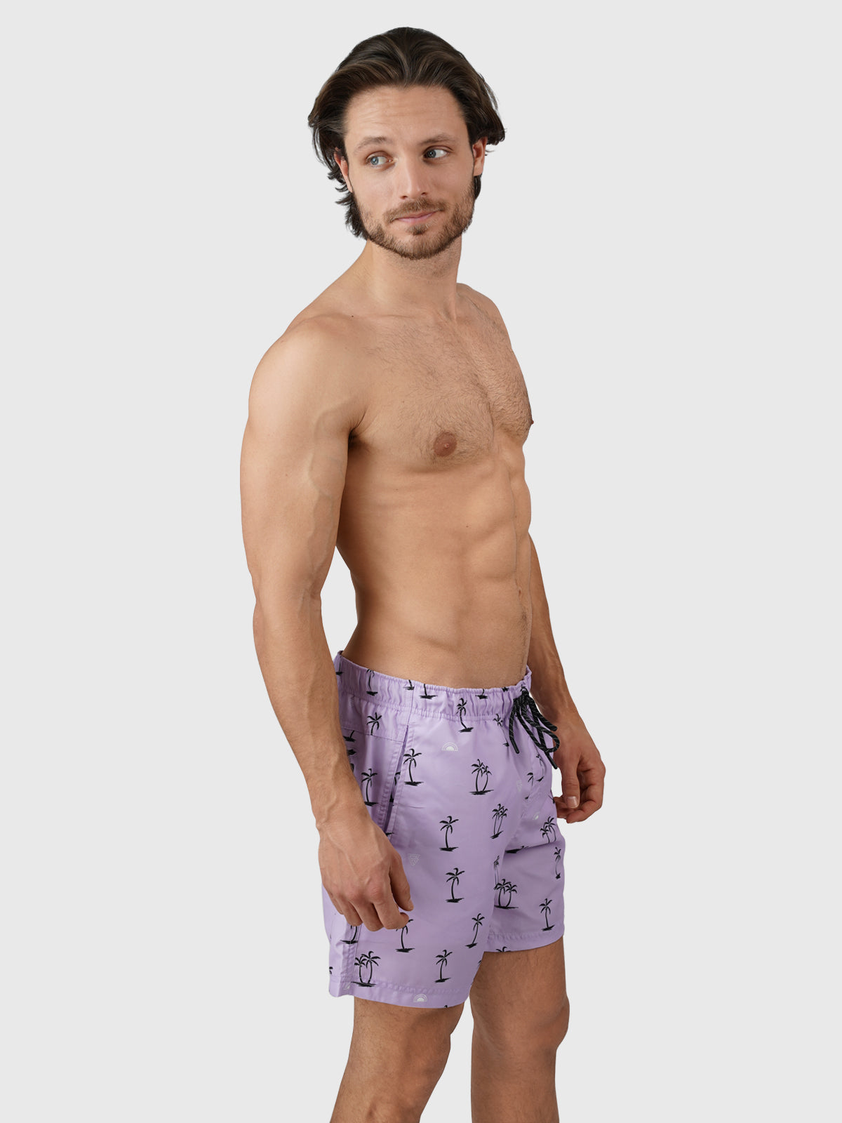 Cruneco-Mini Men Swim Shorts | Purple