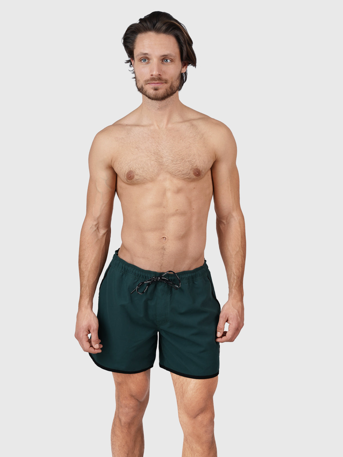 Lazon Herren Kurze Badeshorts | Grün