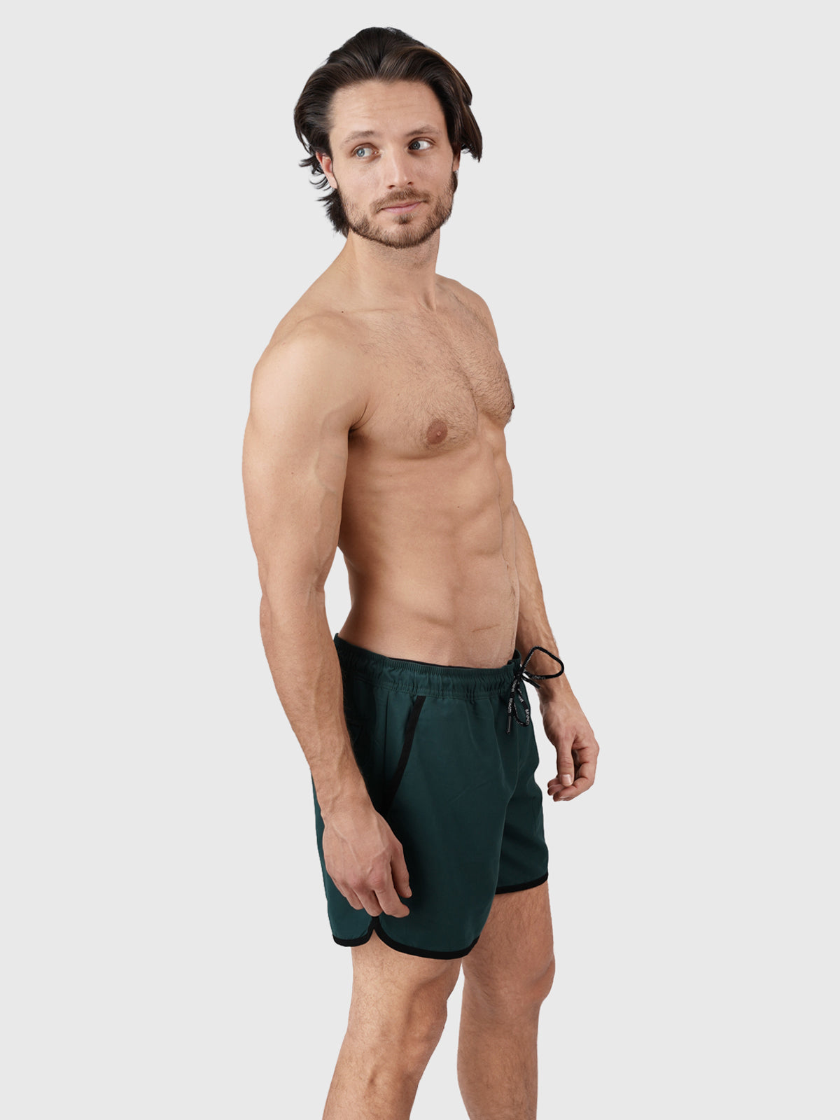 Lazon Men Short Swim Shorts | Green