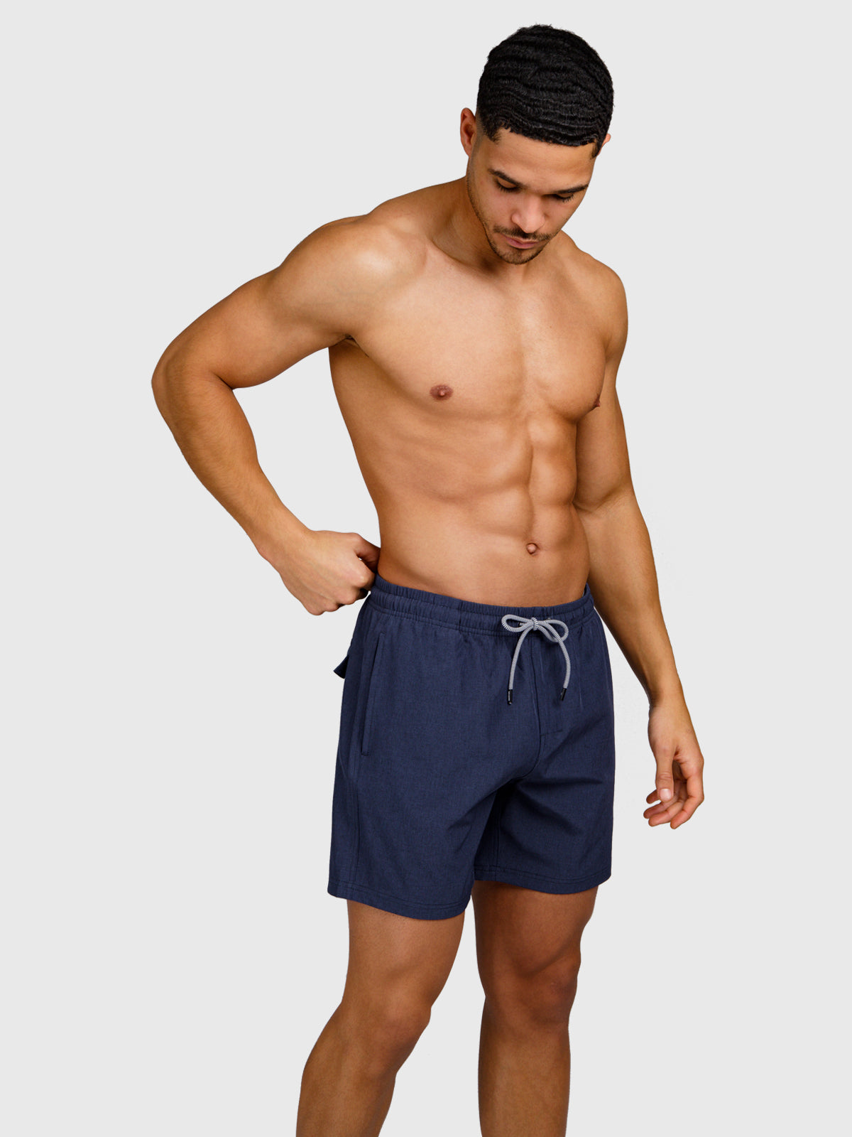 Volleyer Men Swim Shorts | Indigo Blue