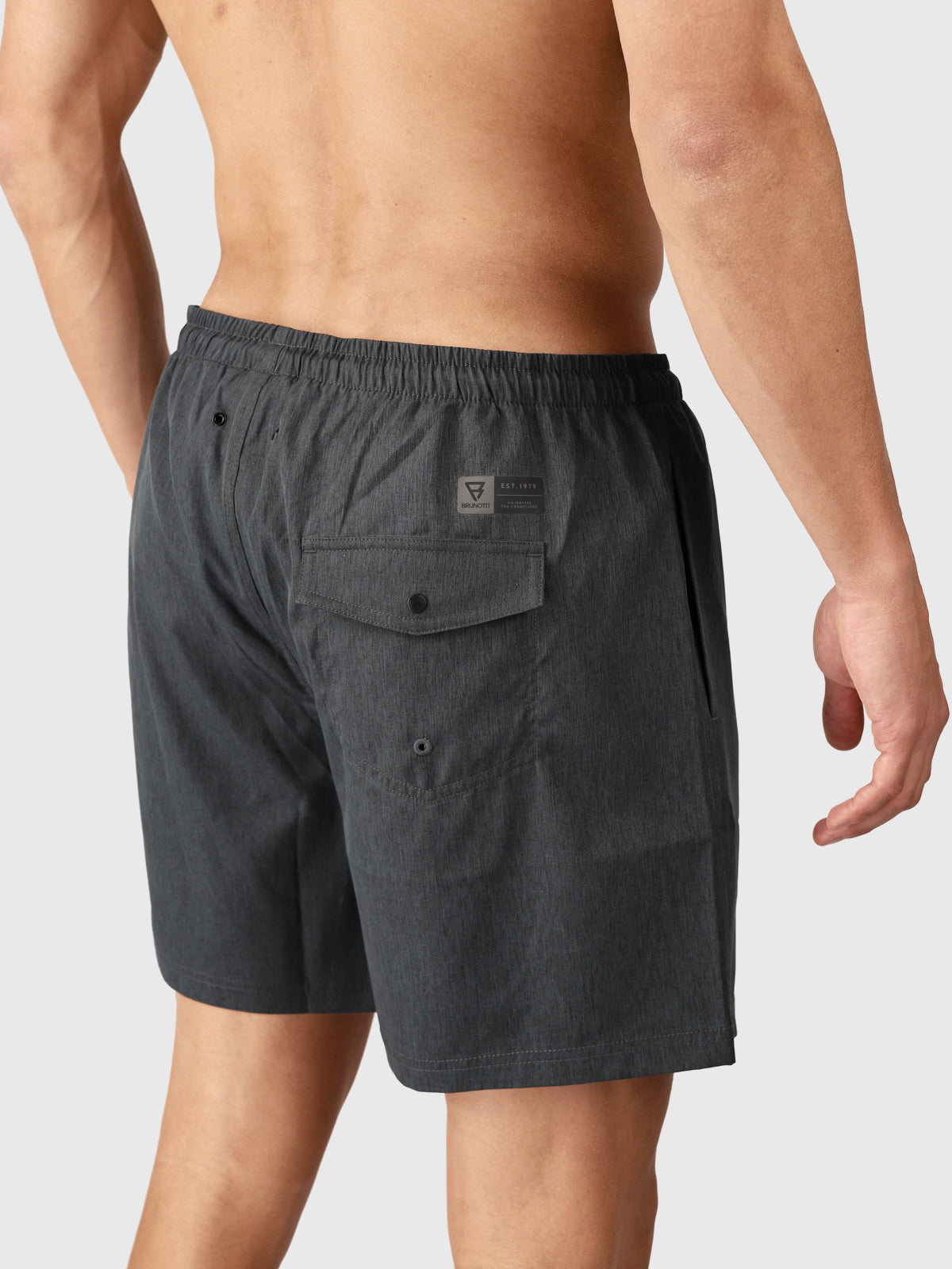 Volleyer Men Swim Shorts | Pirate Black