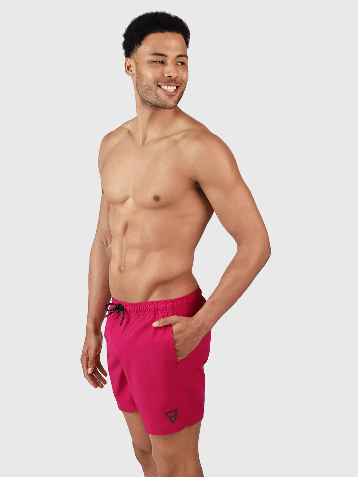 Bru-conic Men Swim Shorts | Magenta