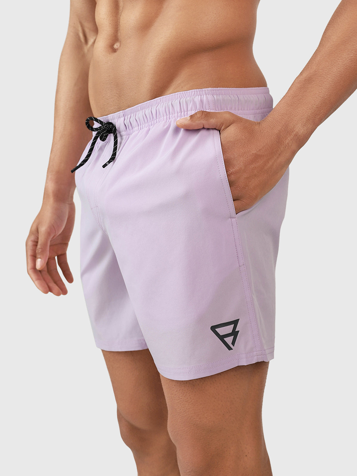 Bru-conic Men Swim Shorts | Lilac