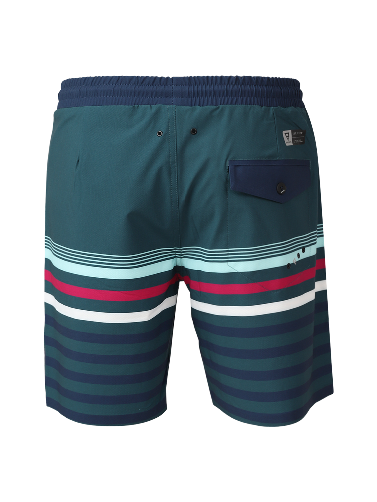 珀斯 男士长款泳裤 | 绿色