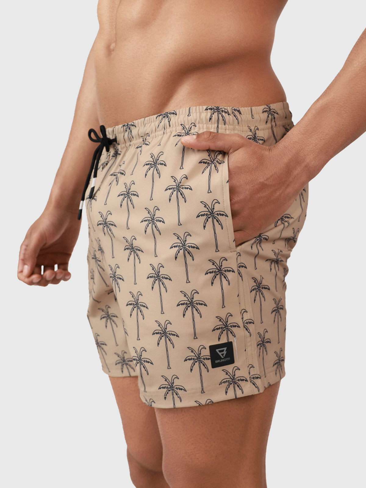 Darmin Men Swim Shorts | Beige