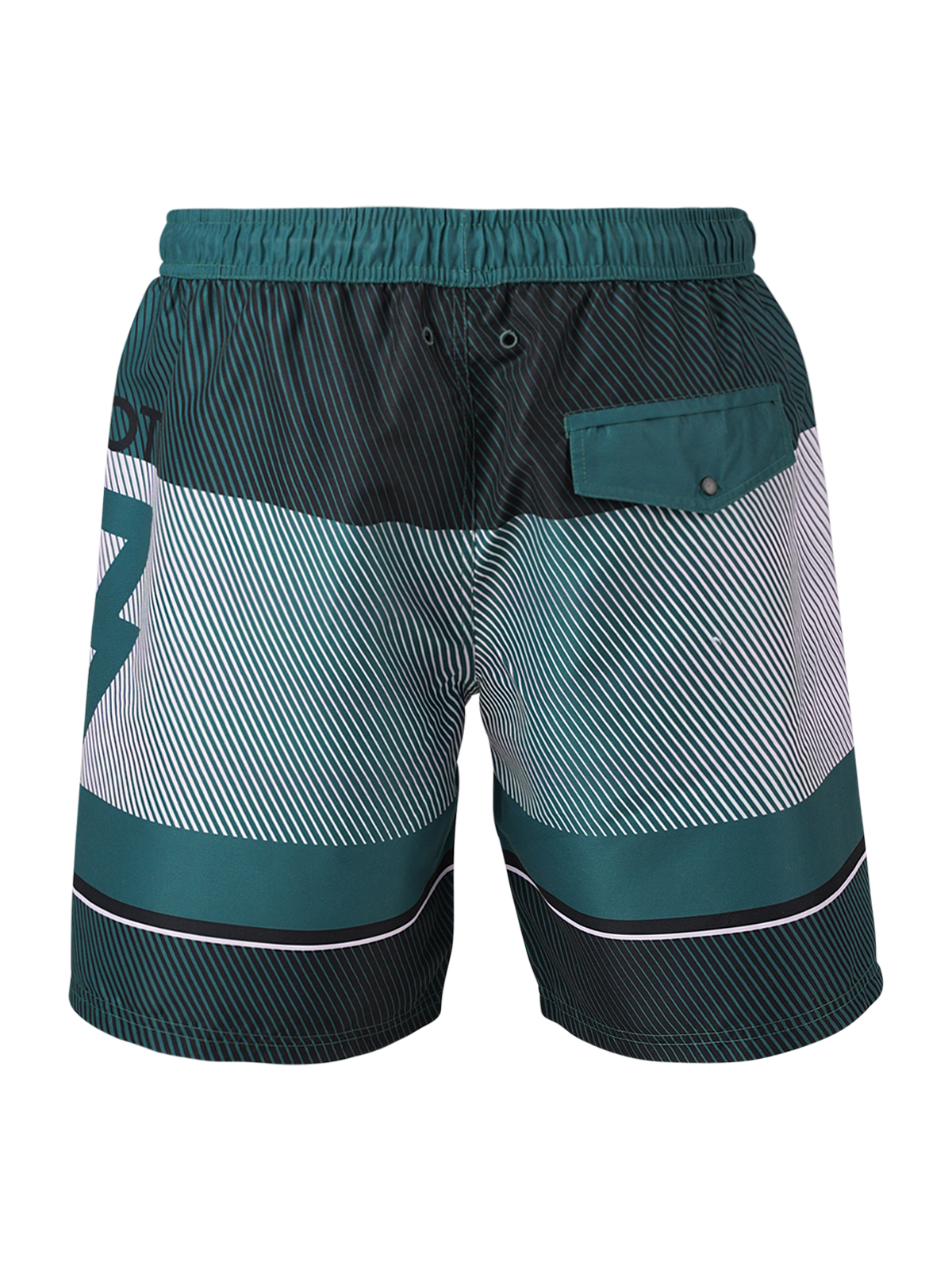 Maron Men Long Swim Shorts | Green