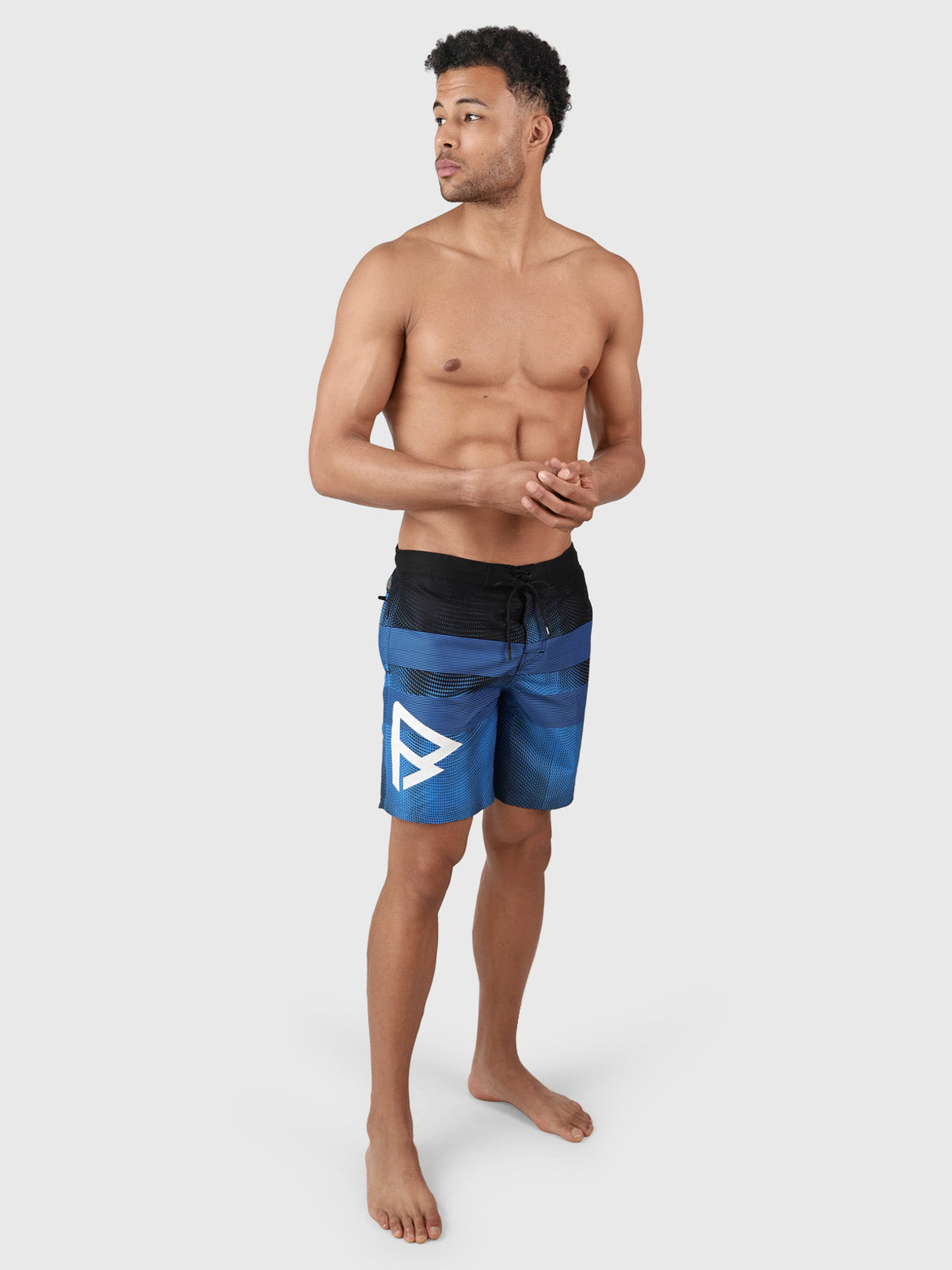 Archal Men Long Swim Shorts | Blue