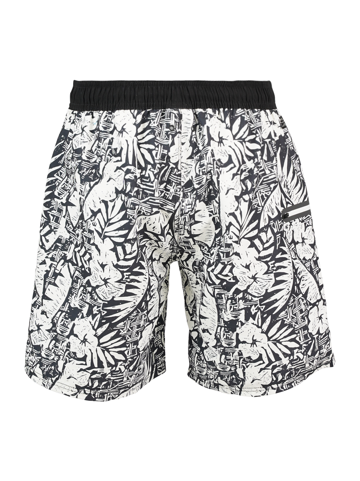 Thone Men Long Swim Shorts | Black