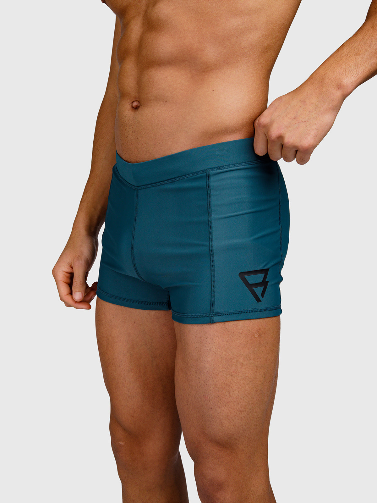 Samier-Logo Men Swim Trunks | Mediterranea