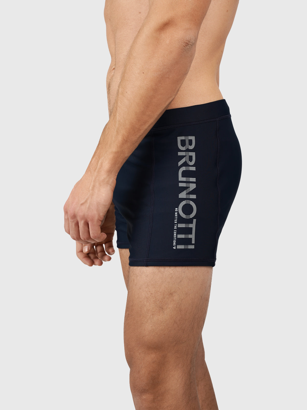 Samier-Logo Herren Badehose | Blau