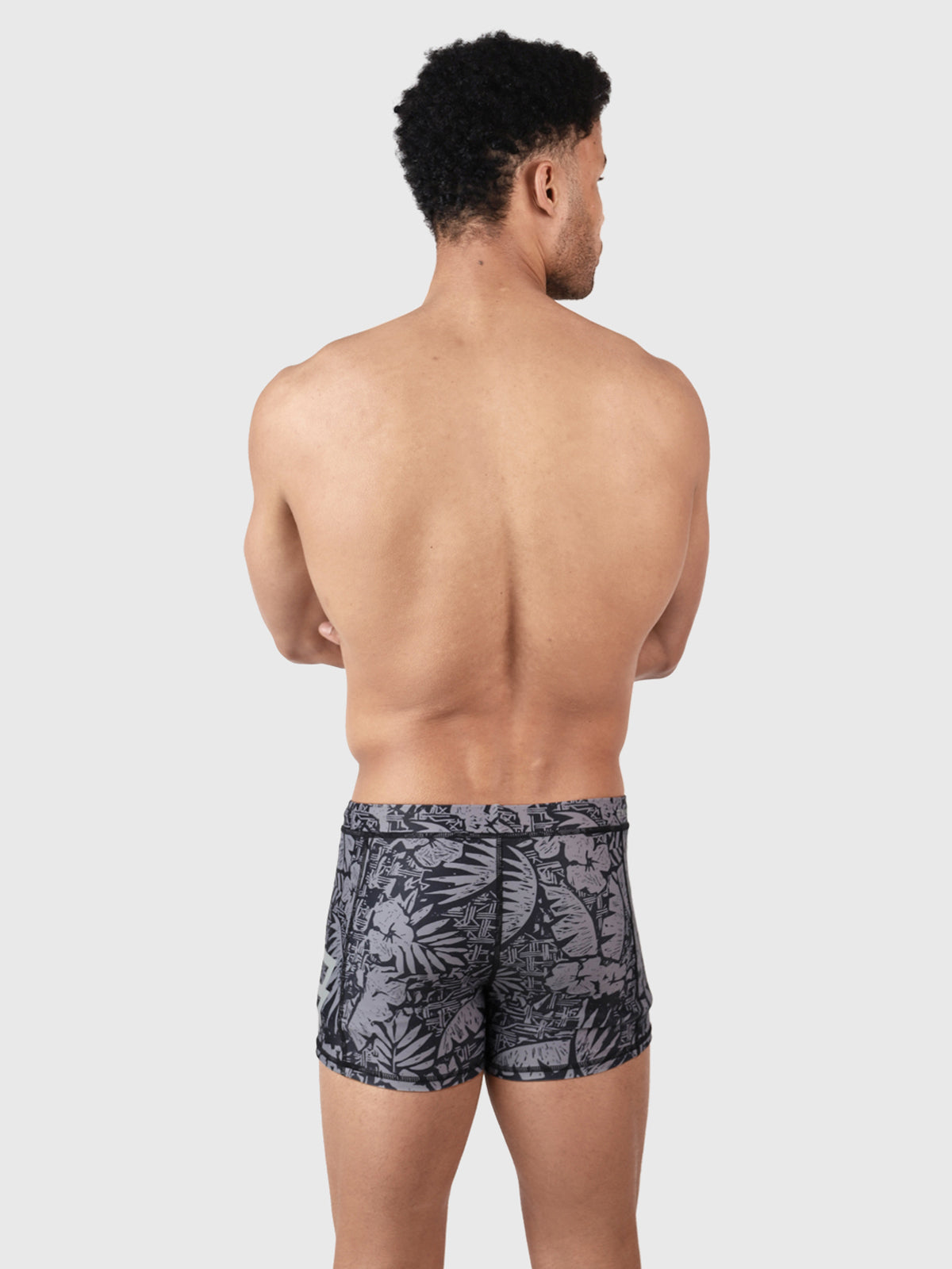 Samier-AO Men Swim Trunks | Grey