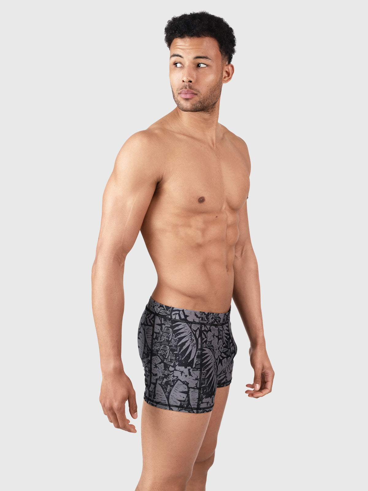 Samier-AO Men Swim Trunks | Grey