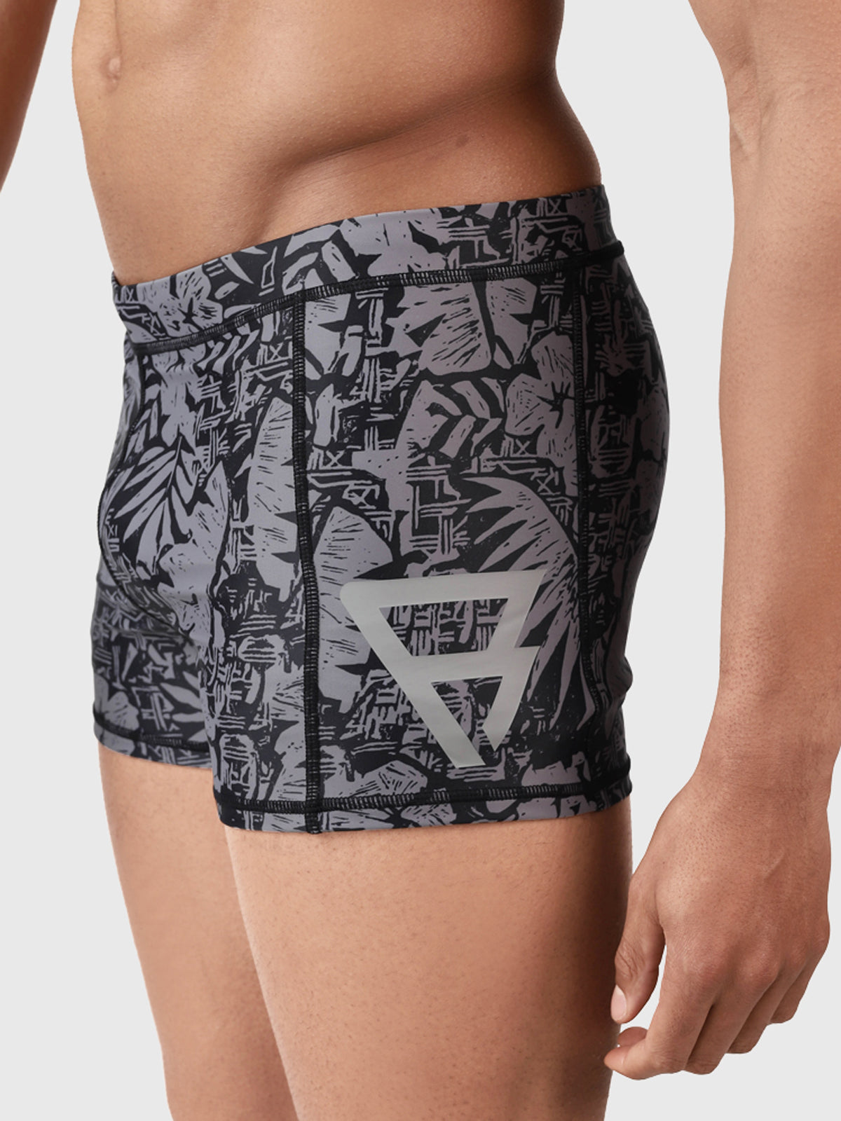 Samier-AO Men Swim Trunks | Grey