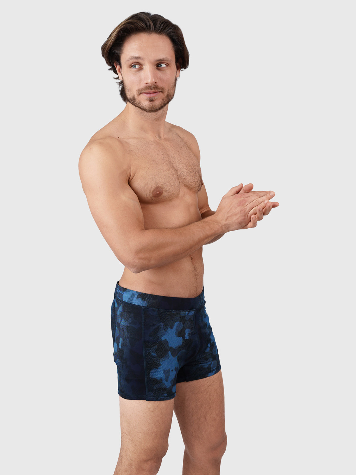 Samier-AO Men Swim Trunks | Blue