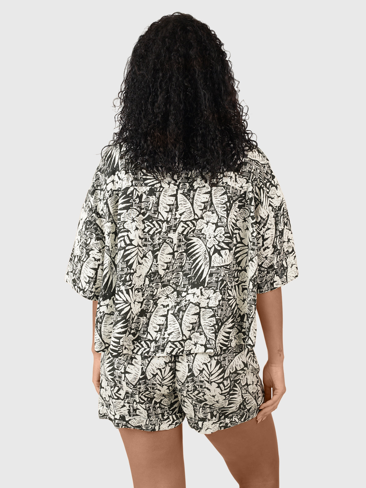 Rilee-Hawai Dames Shirt | Zwart