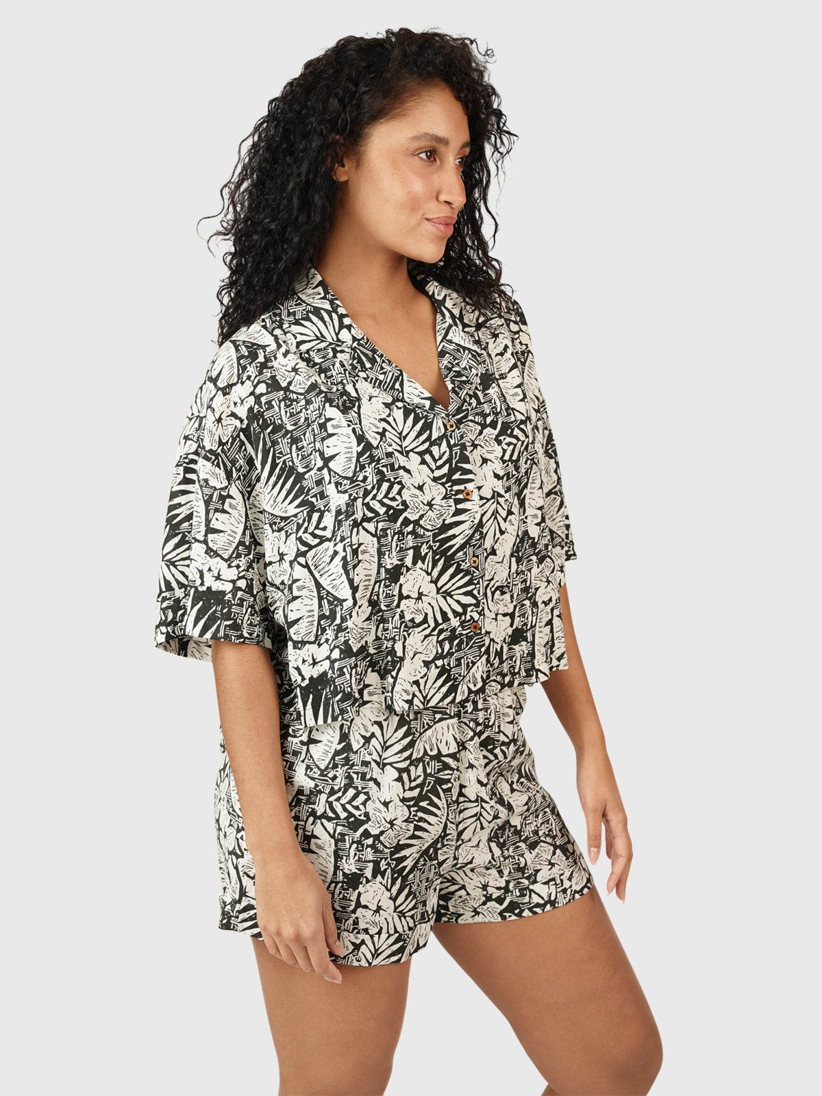 Rilee-Hawai Damen Shirt | Schwarz