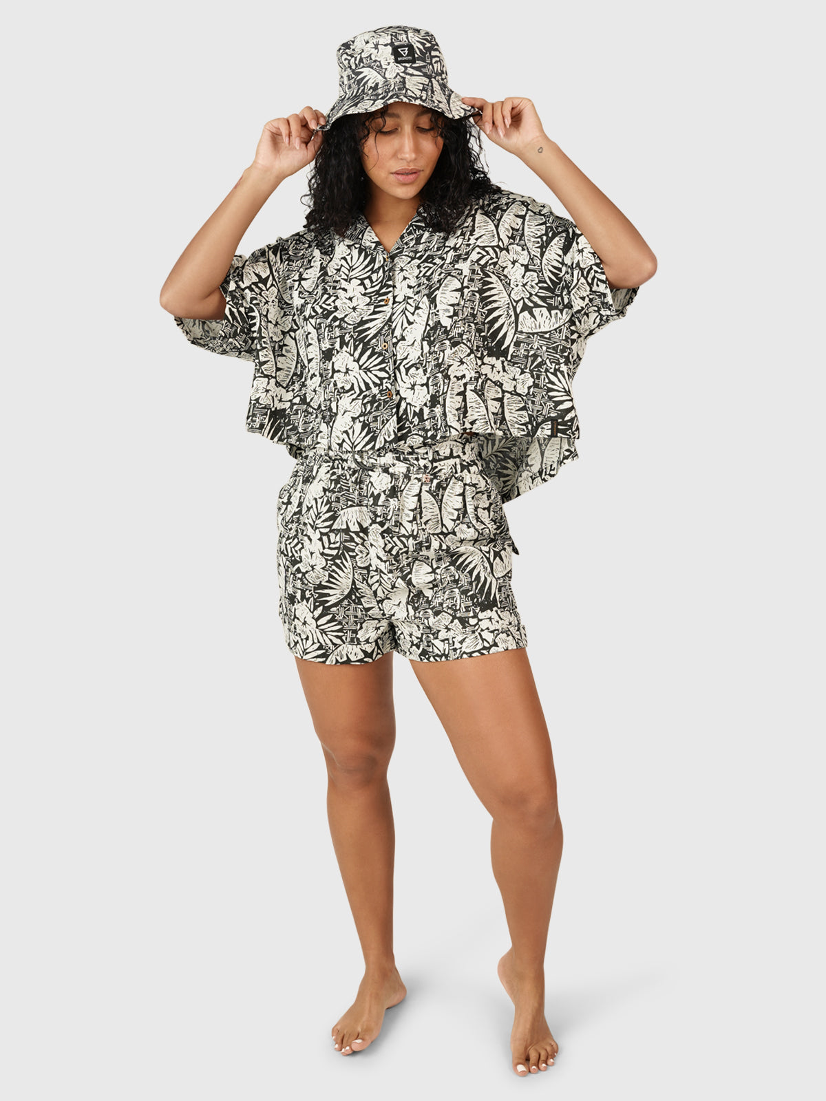 Rilee-Hawai Dames Shirt | Zwart