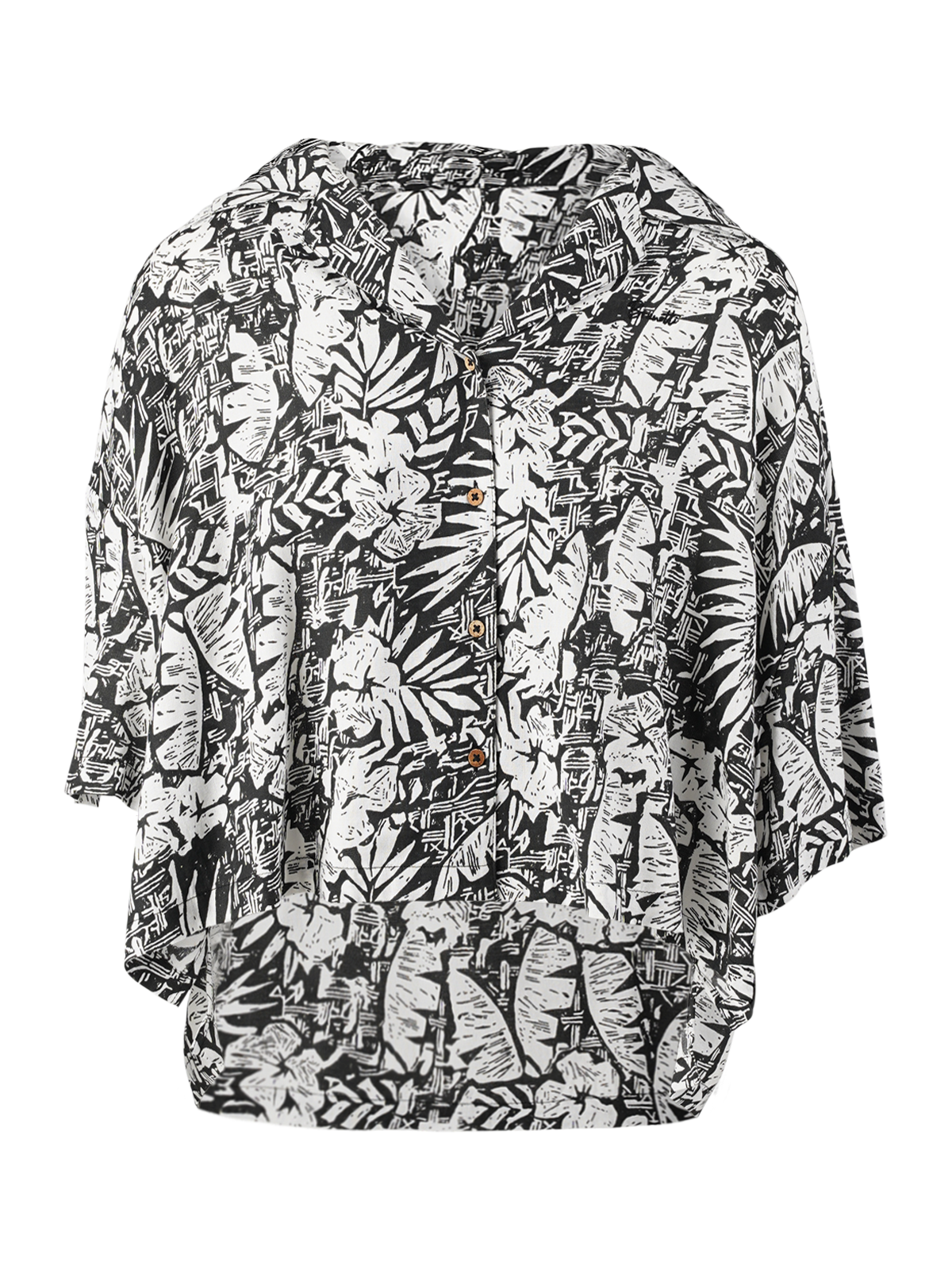 Rilee-Hawai Damen Shirt | Schwarz