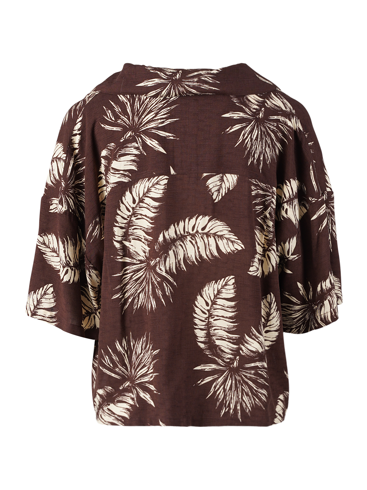 Rilee-Palm Women Shirt | Brown