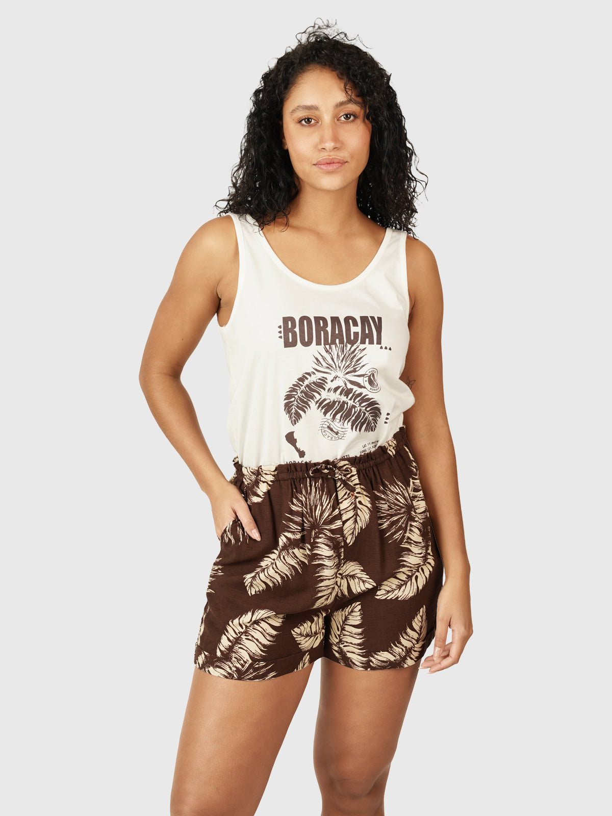 Bocana Dames Top | Off-White