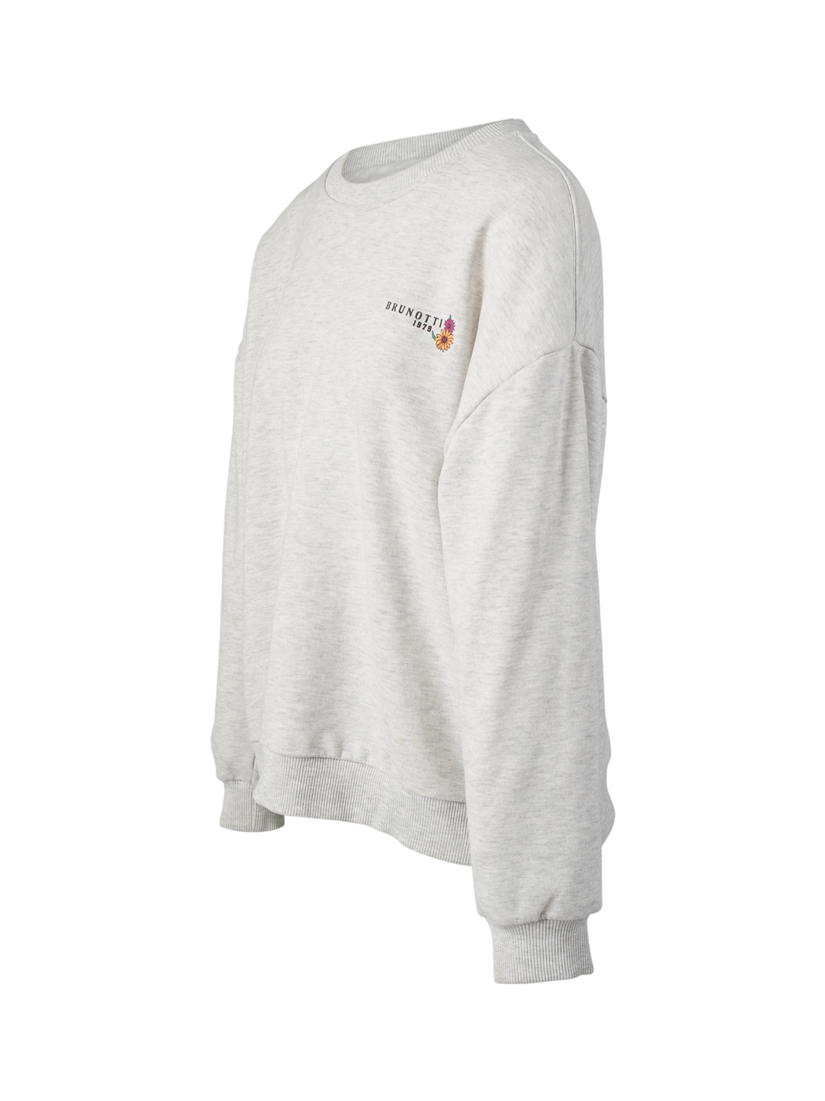 Ari Damen Sweatshirt | Weiß Melange