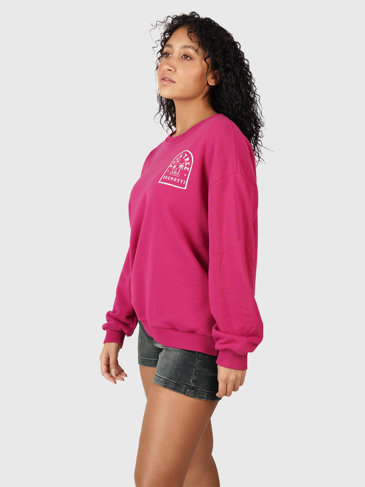 Ari Damen Sweatshirt | Magenta