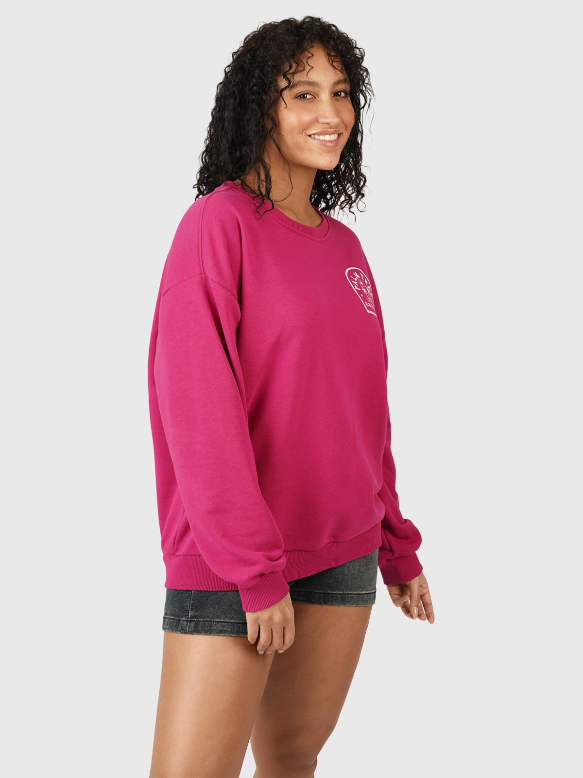 Ari Damen Sweatshirt | Magenta