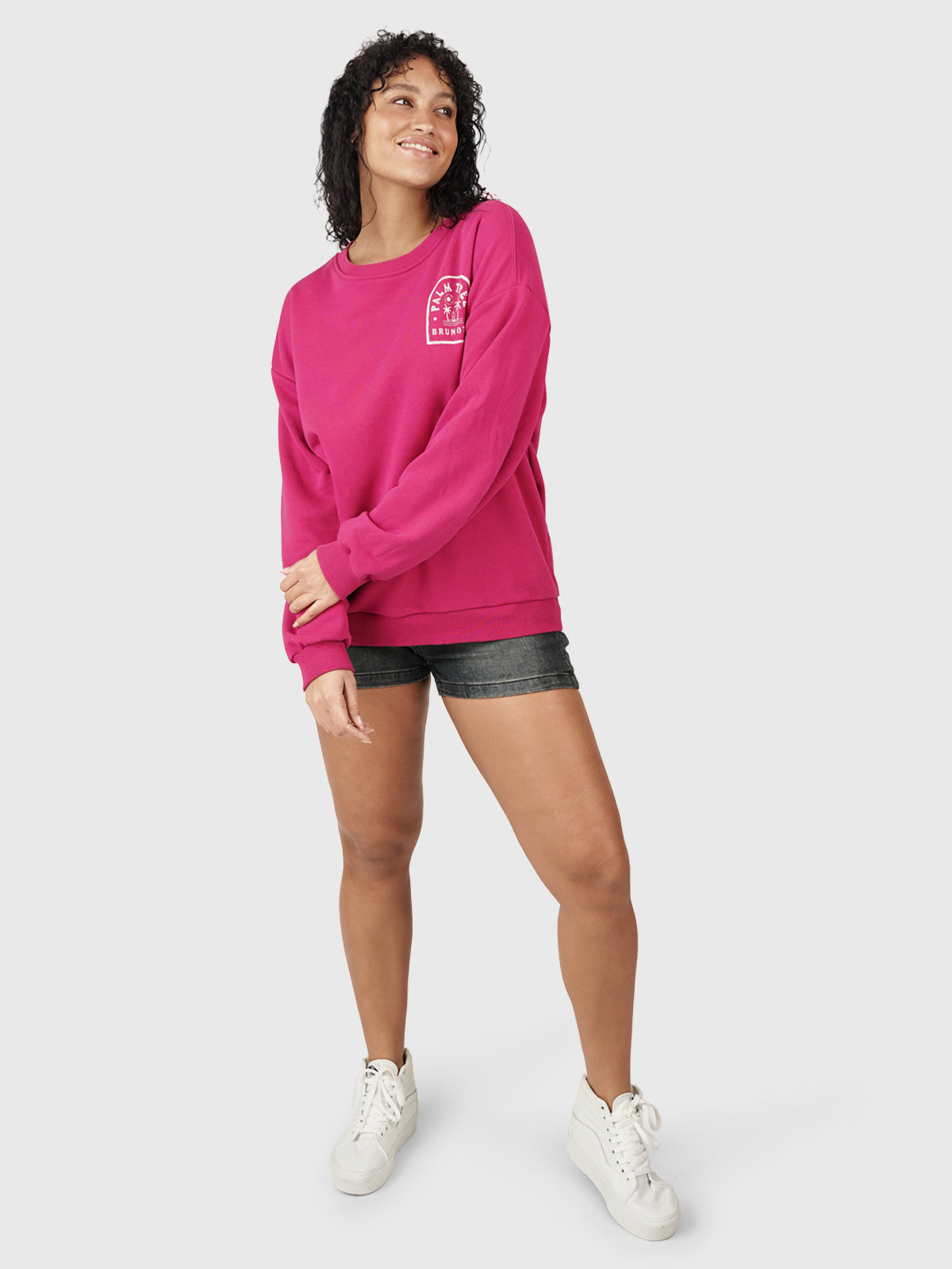 Ari Damen Sweatshirt | Magenta