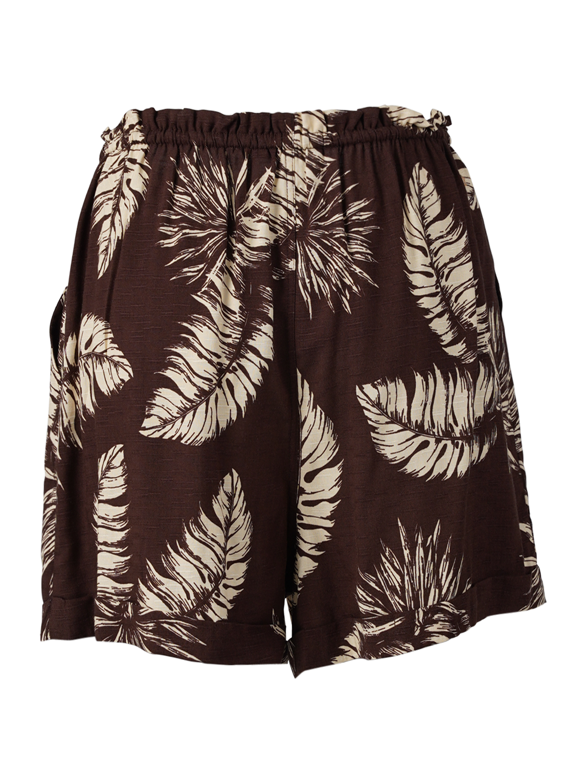 Essie-Palm Damen Shorts | Braun