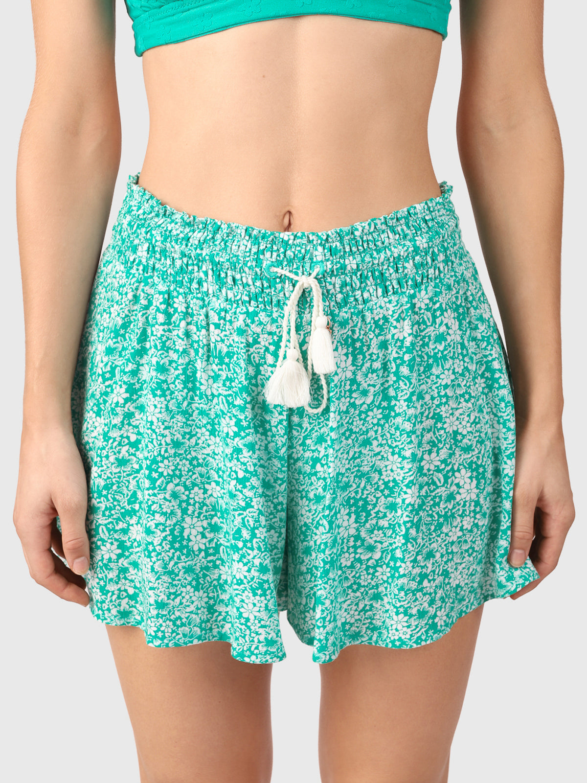 Raine-Ditsy Damen Shorts | Grün