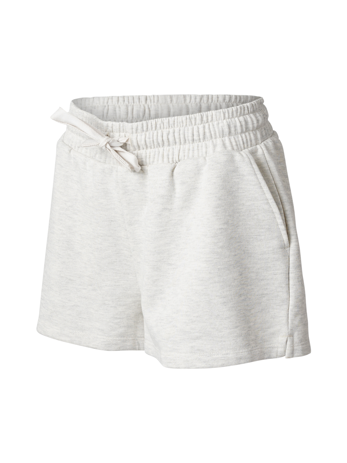 Milly Damen Sweat Short | Weiß-Melange