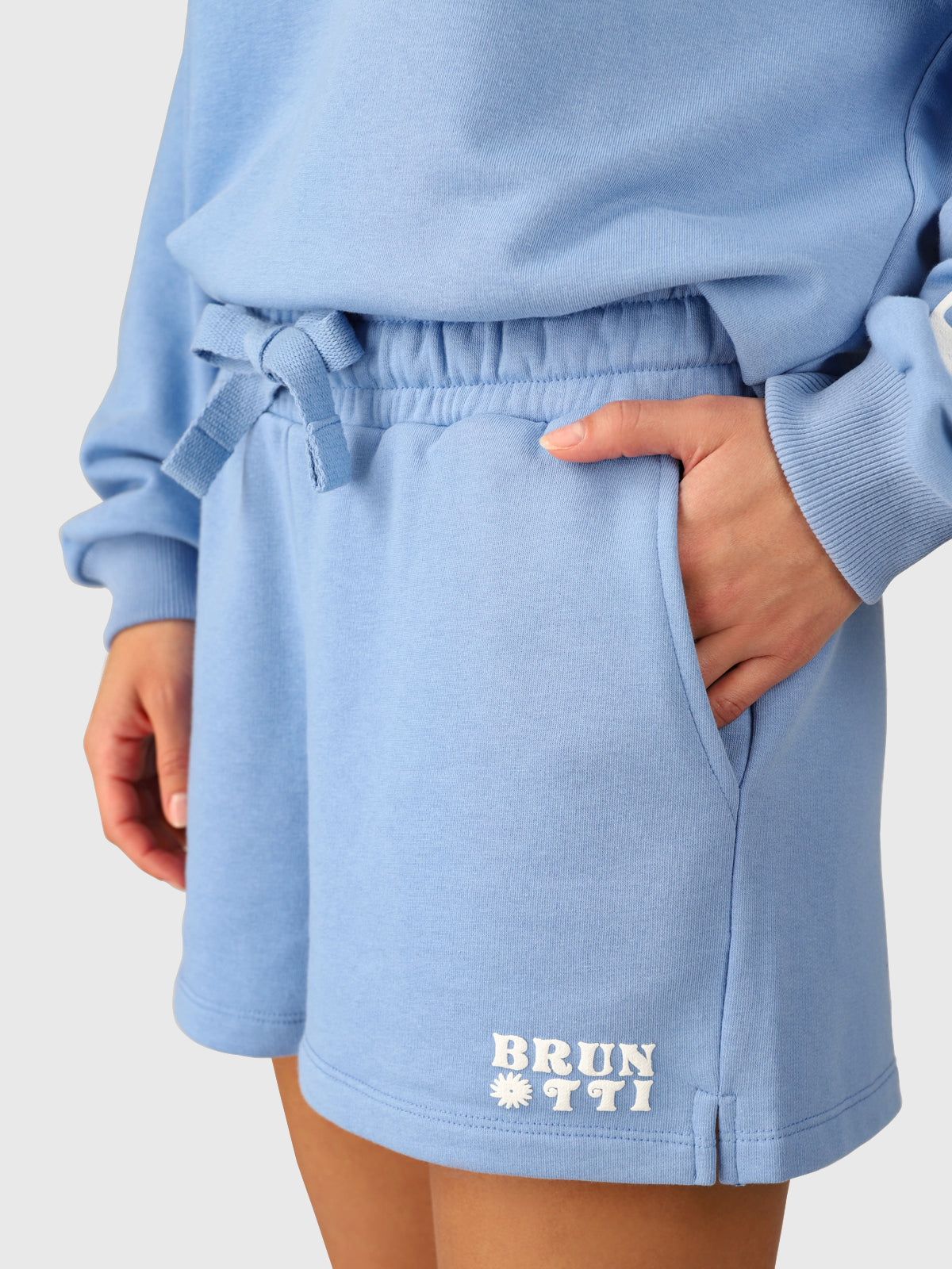 Milly Women Sweat Short | Bluebell