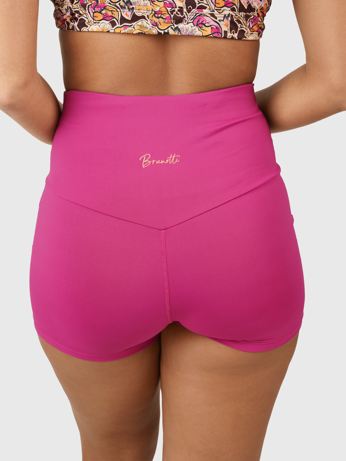 Hibiki Damen Legging Shorts | Magenta