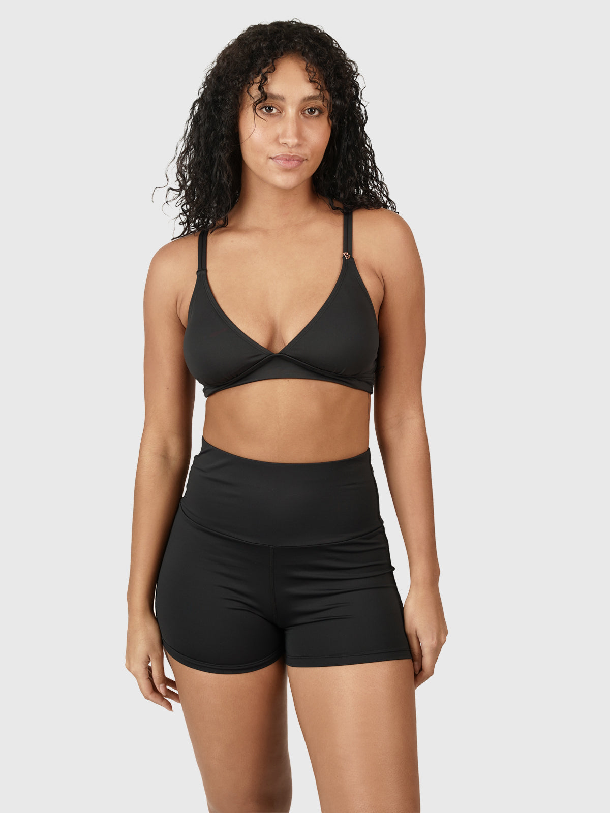 Hibiki Damen Legging Shorts | Schwarz