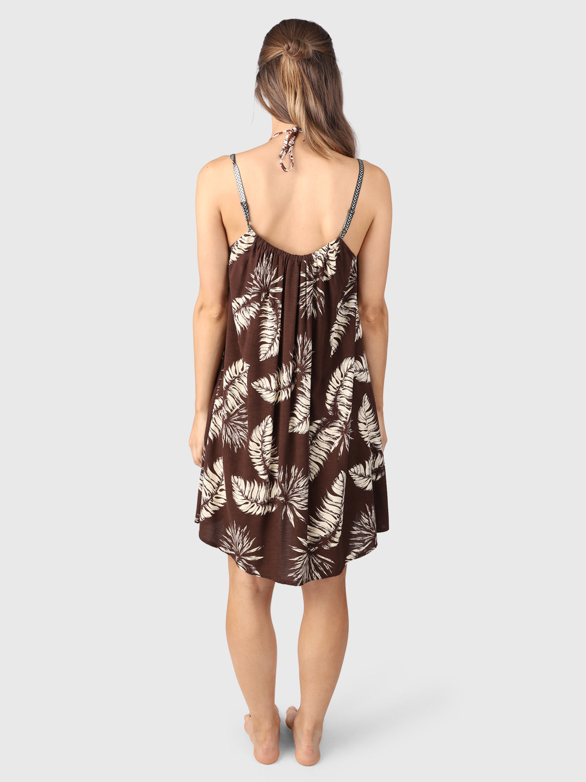 Isla-Palm Damen Kleid | Braun